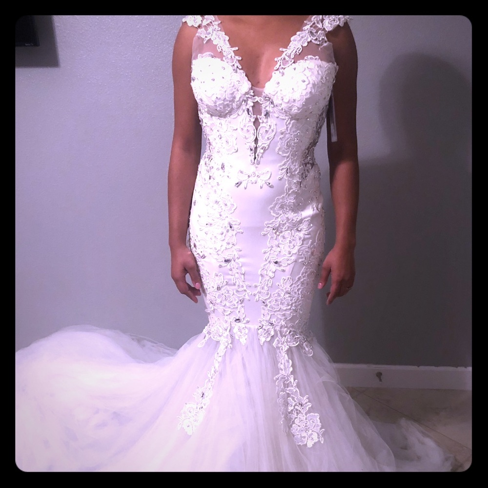 SOLD Pnina Tornai Wedding Gown Style 4455 - 8 SOLD
